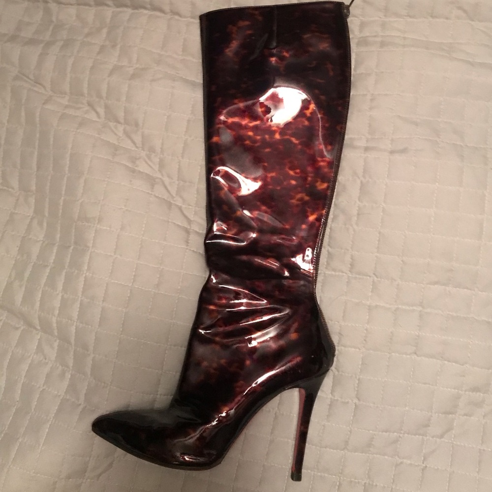 Christian Louboutin Tortoise Boots